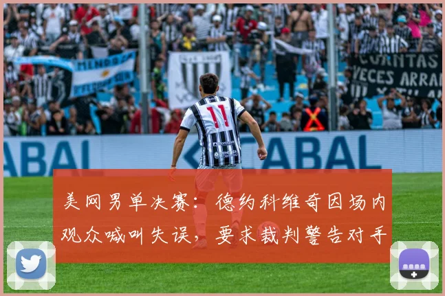 美网男单决赛:德约科维奇因场内观众喊叫失误,要求裁判警告对手未果